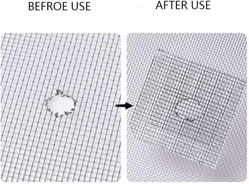FLYZZZ Window Screen Repair Patches Big, Screen Door Repair Kit?Self-Adhesive Screen Kit Suitable for Repairing Holes&Tears (10Pcs)...