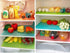 9 Pack Refrigerator Mats,Washable Fridge Mats Liners Easy to Clear Fridge Pads Mat Shelves Drawer Table Mats Refrigerator Liners for Shelves,3Red/...