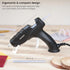 ARTEZA Mini Glue Gun for Crafting, 20W, 30 Clear and 10 Glitter Glue Sticks, Built-in Stand, Craft and Scrapbooking Supplies...