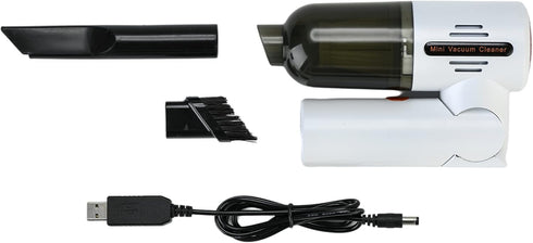 Mini Cordless Rechargeable Handheld Portable Vacuum Cleaner and Blower for Home, Office or Car Interior Use - Clean Computer, Keyboard, Drawer - 1...