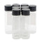 15ml Clear Glass Bottle Small Liquid Sampling Sample Glass Bottles Vials with Write-on Spot and Graduations, Pack of 8...