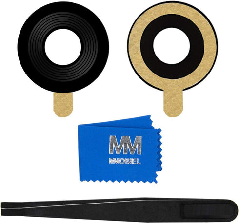 MMOBIEL Back Rear Camera Glass Lens Replacement Compatible with iPhone XR - 6.1 inch - 2018 - Incl. Double Sided Adhesive, Tweezer and Cloth......