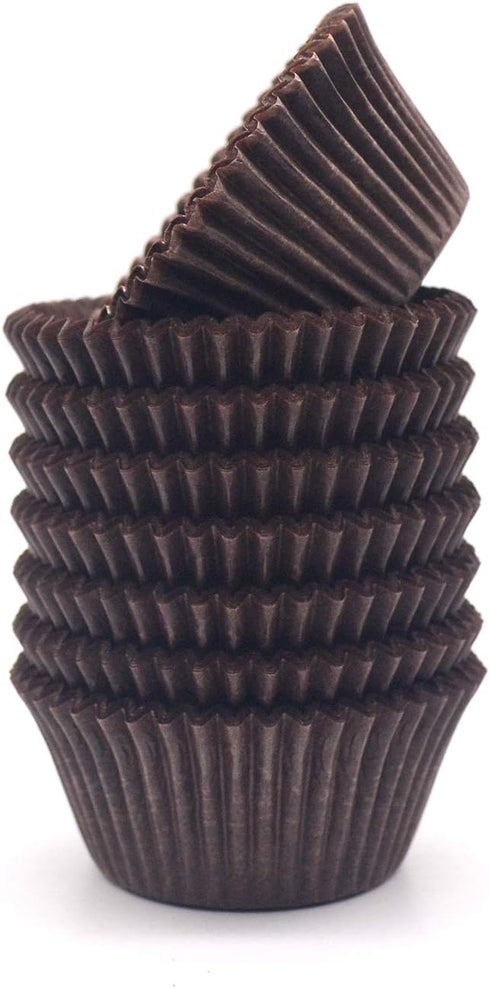 Premium Coffee Greaseproof Cupcake Liners Muffin Paper Baking Cups Standard Size, 200-Count...