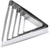 SK Triangle Shape Cookie Cutter Set, Stainless Steel, 5-Piece, Small(2.7in)...