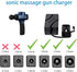 VHBW 16.8V 1A Massage Gun Charger for LifePro Sonic, Sonic Mini, Sonic Pro,Fusion X, Sonic Pro, Youdgee H1 Mini, Mebak 3, DamKee DK-01 02 Charger ...