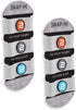 Snap-in Cord Organizer Neatly Store Lightning Cables and Phone Chargers, Computer Chargers and HDMI Cables...