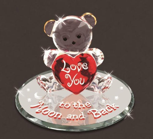Glass Baron Bear"Love You to the Moon and Back"...