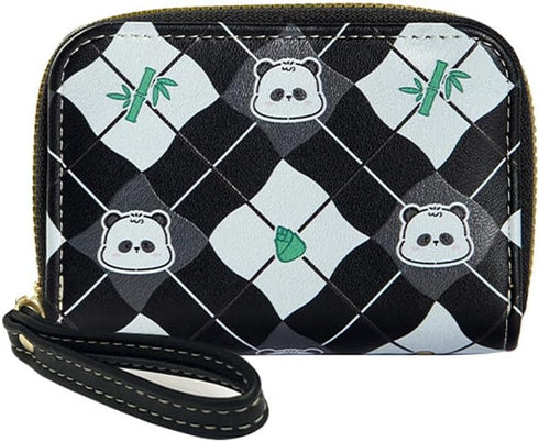 Small Credit Card Wallet, Cute Coin Purse Change Pocket for Girls Female, Zipper Cards Holder with Wristlet, Women’s Gift on Birthday Christmas Va...