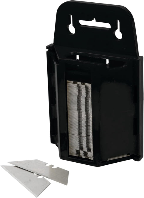 Performance Tool W7501 Easy to Use Blade Dispenser with 100 Precision Honed Blades - Fits Standard Utility Knives for Home, Shop, and Office Use...