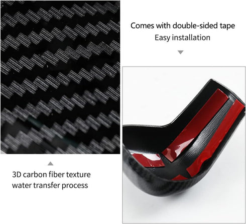 Trim for Toyota Camry 2018-2023? Corolla Avalon 2019-2022 Accessories Auto Gear Shift Knob Cover Trim Cap Protector Interior Sport Style - Carbon ...