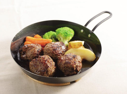 Pearl Metal HB-372 One Hand Grill Pan, 6.3 inches (16 cm), Recipe Included, Induction Compatible, Iron, Racking, Made in Japan...