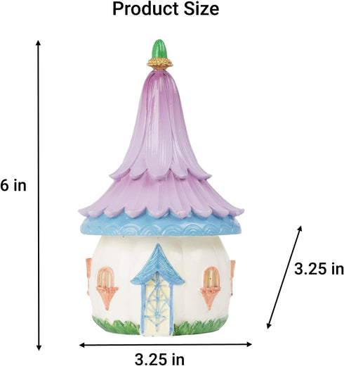 Fairy Garden House Mini Garden - Resin Cute Fairy Garden House Garden Decor for Outside Outdoor Garden Decorations Yard Decorations Outdoor 3.25 *...