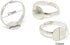 Honbay 20PCS Adjustable Blank Rings with 10mm Flat Bases Jewelry Making Supplies...