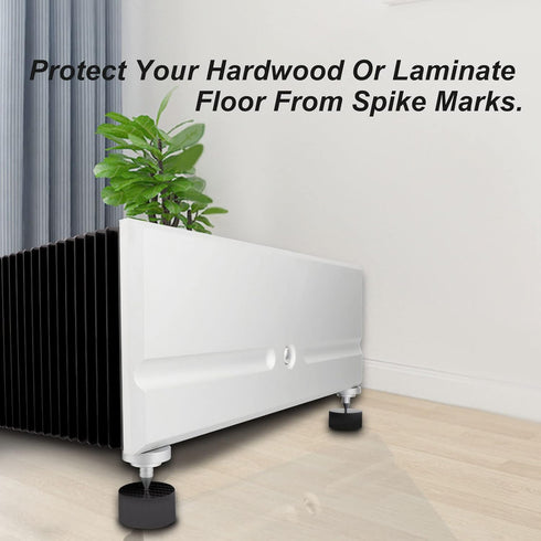 Monosaudio Carbon Fiber Speaker Spike Floor Protectors Speaker Isolation Feet 40x20mm Speaker Spike Floor Protectors Pad Stand for Audio,Speakers,...