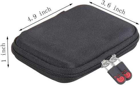 Hermitshell Hard Travel Case for WD 1TB 500GB My Passport Go Cobalt SSD Portable External Storage (Black)...