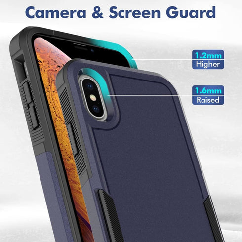 iPhone Xs Max Case 6.5 inch, Shockproof, Strong and Durable Phone Protective Case, Blue...