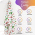 Muslin Swaddle Blanket for Unisex, Soft Breathable and Skin-Friendly Baby Swaddles for Boys & Girls, Newborn Receiving Blanket, Christmas Blankets...