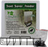 Songbird Essentials Suet Saver Upside Down Suet Feeder, Rigid Plastic Case with Suet Cage Bottom, Holds One Bird Seed Suet Cake...