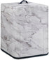 Air Fryer Cover Dust Cover, Dust Protection Insulated Kitchen Appliance Cover with Top Handle and Front Pockets for Women Gift, White Marble...