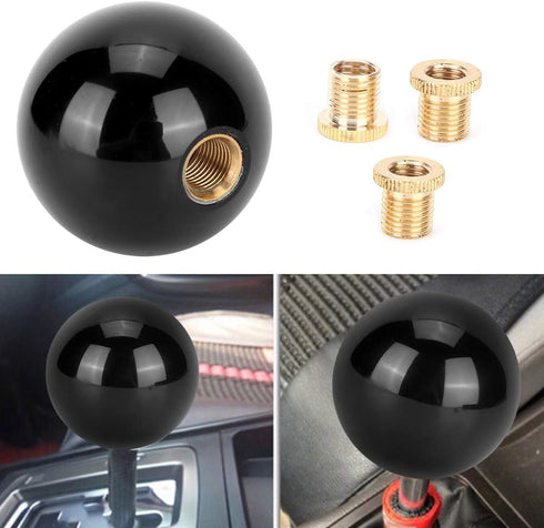 Acouto Gear Shift Knob Universal, Universal Round Ball Car Automobile Gear Shift Knob Handle Lever Shifter Replacement...