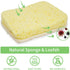 3 Natural Cellulose Loofah Sponges, Biodegradable Compostable, Scratch Resistant Kitchen Cleaning Sponges, Plastic Free Eco-Friendly Sustainable D...