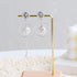 24PCS Earrings Beading Hoop Round Beading Earring Hoops Beading Hoop Earring Finding Components for DIY Jewelry Making (K Gold & White K)...