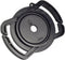 Camera Buckle Lens Cap Holder Keeper for Canon Nikon Sony Olympus Fujifilm Pentax Panasonic Sigma DSLR/SLR/Evil Camera Lens Cap-Black ABS Plastic ...