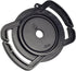 Camera Buckle Lens Cap Holder Keeper for Canon Nikon Sony Olympus Fujifilm Pentax Panasonic Sigma DSLR/SLR/Evil Camera Lens Cap-Black ABS Plastic ...