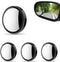 4 Pack Blind Spot Car Mirror 2 Inch Angle Adjustable HD Glass Round Side Rear View Convex Accessories with Frame for Car SUV Trucks Motorcycles...