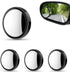 4 Pack Blind Spot Car Mirror 2 Inch Angle Adjustable HD Glass Round Side Rear View Convex Accessories with Frame for Car SUV Trucks Motorcycles...