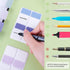 EOOUT 480 Pieces Sticky Tabs, Writable and Repositionable Filing Tabs Flags for Documents Notebooks Classification Aesthetic Office School Supplie...