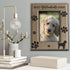 BELLA BUSTA - Best Goldendoodle Ever-Dog photo frame-Dog Lover Gift-Engraved Leather Picture Frame (5 x 7 Vertical)...