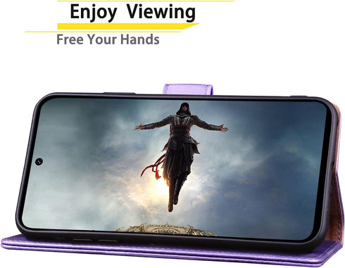 SUANPOT for Motorola One 5G Ace 2021 with RFID Blocking Leather Wallet case Credit Card Holder,Flip Folio Book Phone case Shockproof Cover Women M...
