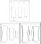 3 Pcs Router Templates for Woodworking, Router Jigs Decorative Template, 4"×3.92" Butterfly Inlay Templates...