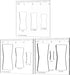 3 Pcs Router Templates for Woodworking, Router Jigs Decorative Template, 4"×3.92" Butterfly Inlay Templates...