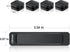 Magnetic Cable Organizer, Desktop Cable Holder Multipurpose with 8 Clips, Magnetic Cable Clips Organizer, Cord Management for All Wires (2 Pack, B...