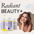 Radiant Beauty+ 200mg Hydrolyzed Collagen Gummy, Hair Skin and Nails, Biotin 2500mcg, Vitamin C, Vitamin E, Lemon Drop Flavor, 60 Count...