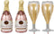 Champagne Bottle Balloons Champagne Glass Balloon Mylar Foil Balloons Birthday Engagement Bachelorette Party Bridal Shower Wedding Celebration Ann...