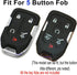 Coolbestda 5Buttons Smart Rubber Key Fob Remote Cover Keyless Entry Case Protector Skin for 2019 2020 2021 2022 GMC Acadia Terrain Yukon Chevrolet...