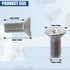 16Pack Stainless Steel Brake Disc Rotor Screws, Stainless Steel Retaining Screws for Front and Rear by Mission Automotive, Compatible with for Hon...