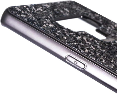 Galaxy Note 9 Case, Full Body Glitter Sparkle Bling Shiny Rhinestone Design Slim Electroplated TPU Bumper Shock Absorbing Protective Case Cover fo...