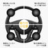 Universal Steering Wheel Knob Spinner,Black Heavy Duty Vehicle Steering Wheel Suicide Spinner Fit for Cars, Truck,Boat...