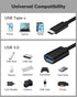 USB C to USB Adapter 5 Pack, USB Type C Male to USB Female OTG Cable, Adapter for iPhone 15 Pro Max iPad MacBook Pro/Air 2023 2022 M1 M2 Galaxy S2...