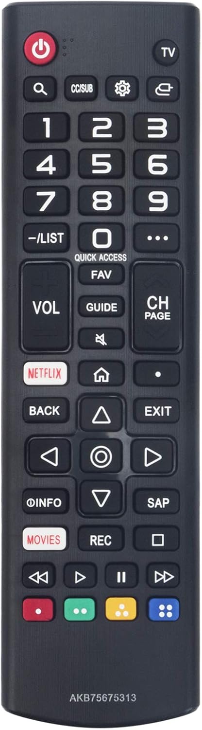 AKB75675313 Replaced Remote fit for LG TV 43UM6900PUA 43UM6910PUA 43UM6950DUB 70UM6970PUA 60UM7100DUA 55UM7200PUA 43UM7300AUE 43UM7310PUA 70UM7350...