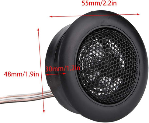 Car Audio Speaker, 2Pcs 12V 150W Auto Mini Super Power Loud Dome Audio Speaker Tweeter Loudspeaker Horn...