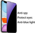 2 Pack Anti-Blue Privacy Tempered Glass Suit for iPhone XR/iPhone 11 Anti-Spy Screen Protector Anti-Peeping Film 9H Hardness Anti-scratch Full Cov...