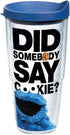 Tervis Sesame Street Made in USA Double Walled Insulated Tumbler Travel Cup Keeps Drinks Cold & Hot, 24oz, Did Somebody Say Cookie...