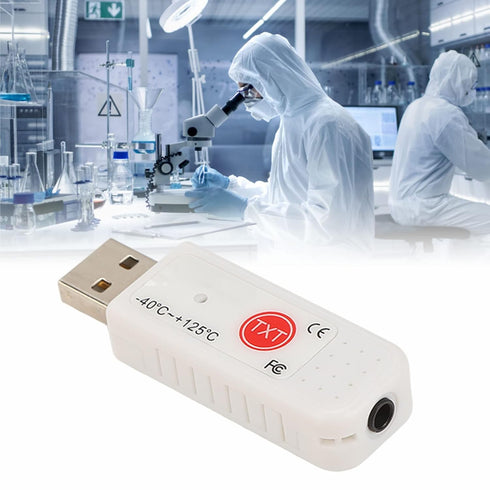 TEMPer2 USB Computer Thermometer Inside and Outside,Dual Temperature Sensor Logger, Ambient Temperature Monitoring Data Recorder,Upper Lower Limit...