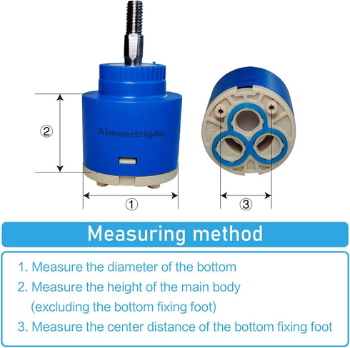 35mm Faucet Cartridge, Faucet Cartridge Replacement for DIY Repair and Home Improvement, Shower Valve Cartridge for Shower...