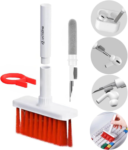 Keyboard Computer Cleaning Kit Brush with Keycaps for Keyboard Cleaner Laptop PC, 5 in 1 Cleaners Multi-Function Electronics Clean Tool Multibrush...
